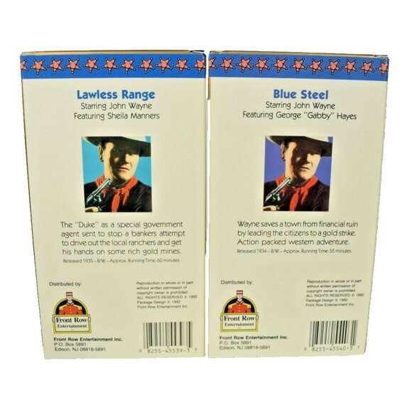 The Duke 4 Tape Box Set VHS, 2000 Collectors Classics John Wayne - Picture 7 of 9